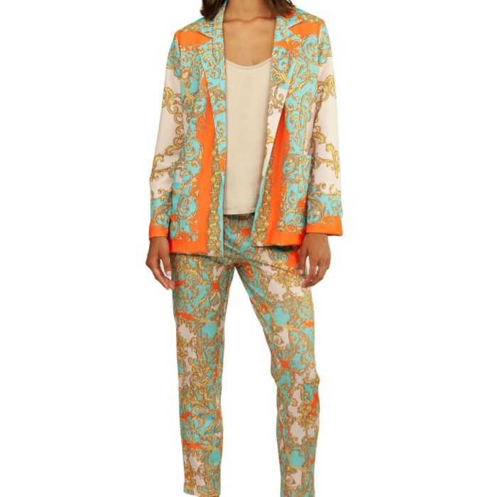 BLAZER NANCY ESTAMPADA CON BOLSILLOS AMPLIOS