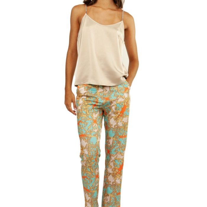 PANTALÓN MALALÁ ESTAMPADO CON BOLSILLOS