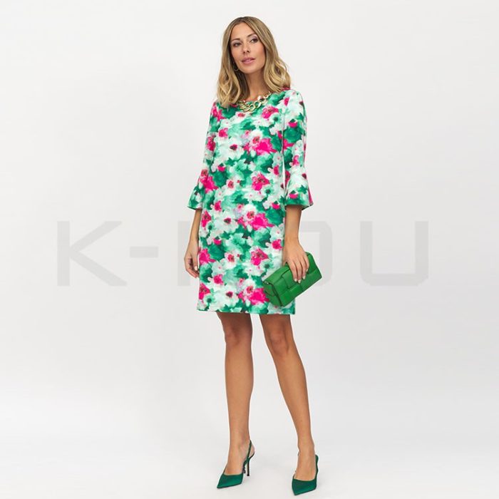 VESTIDO INVITADA ESTAMPADO FLORAL