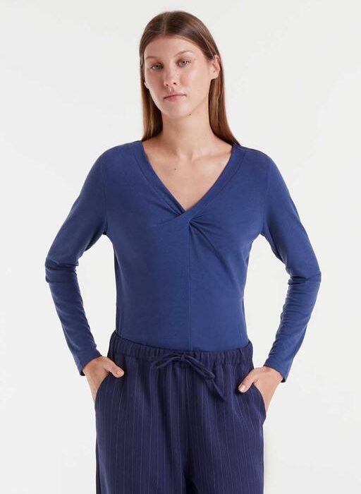 CAMISETA ANUDADA AZUL COMPAÑÍA FANTÁSTICA