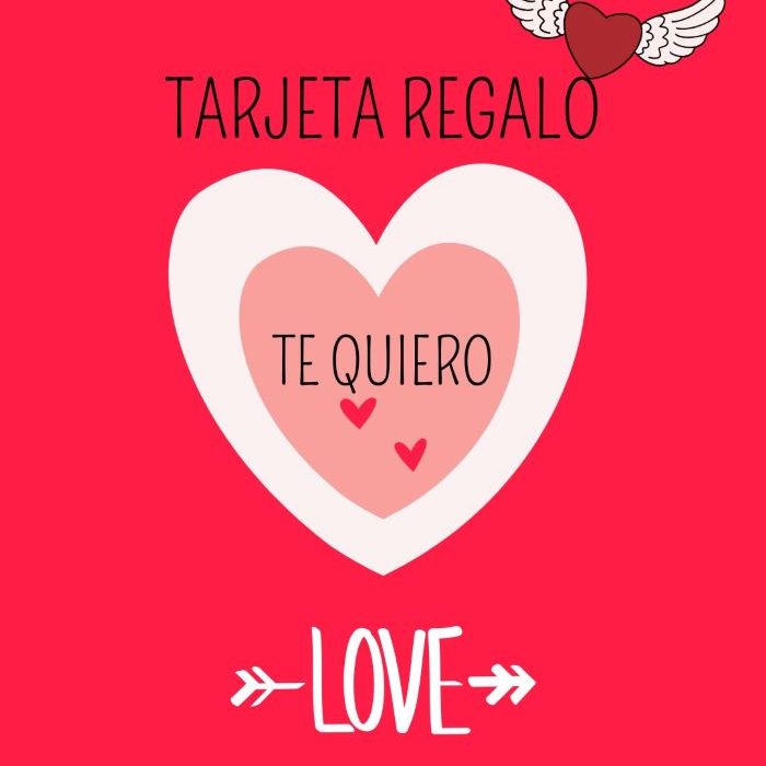 TARJETA REGALO I LOVE YOU
