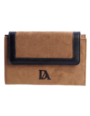 Cartera Kata Don Algodón camel vista frontal